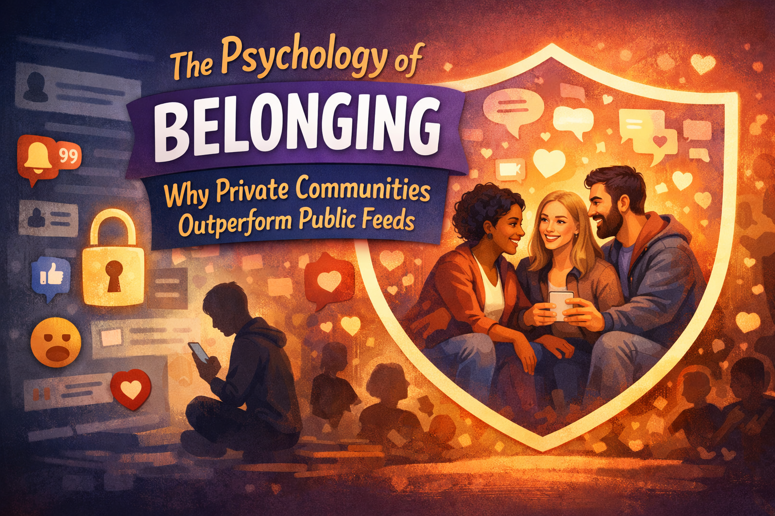 The Psychology of Belonging: Why Private Communities Outperform Public Feeds
