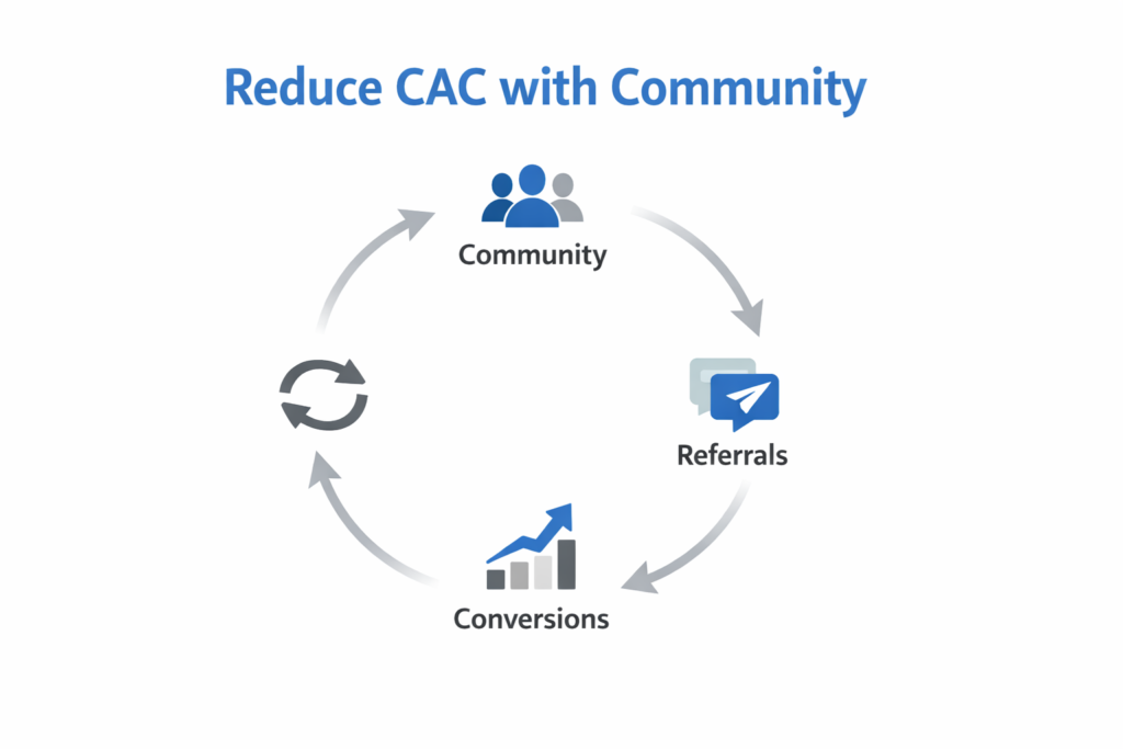 How Community Lowers CAC