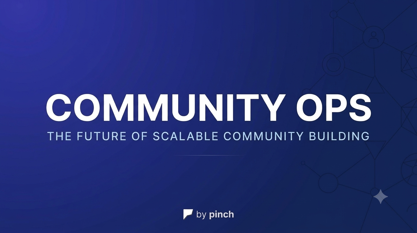 Community Ops: How to Build Scalable Communities